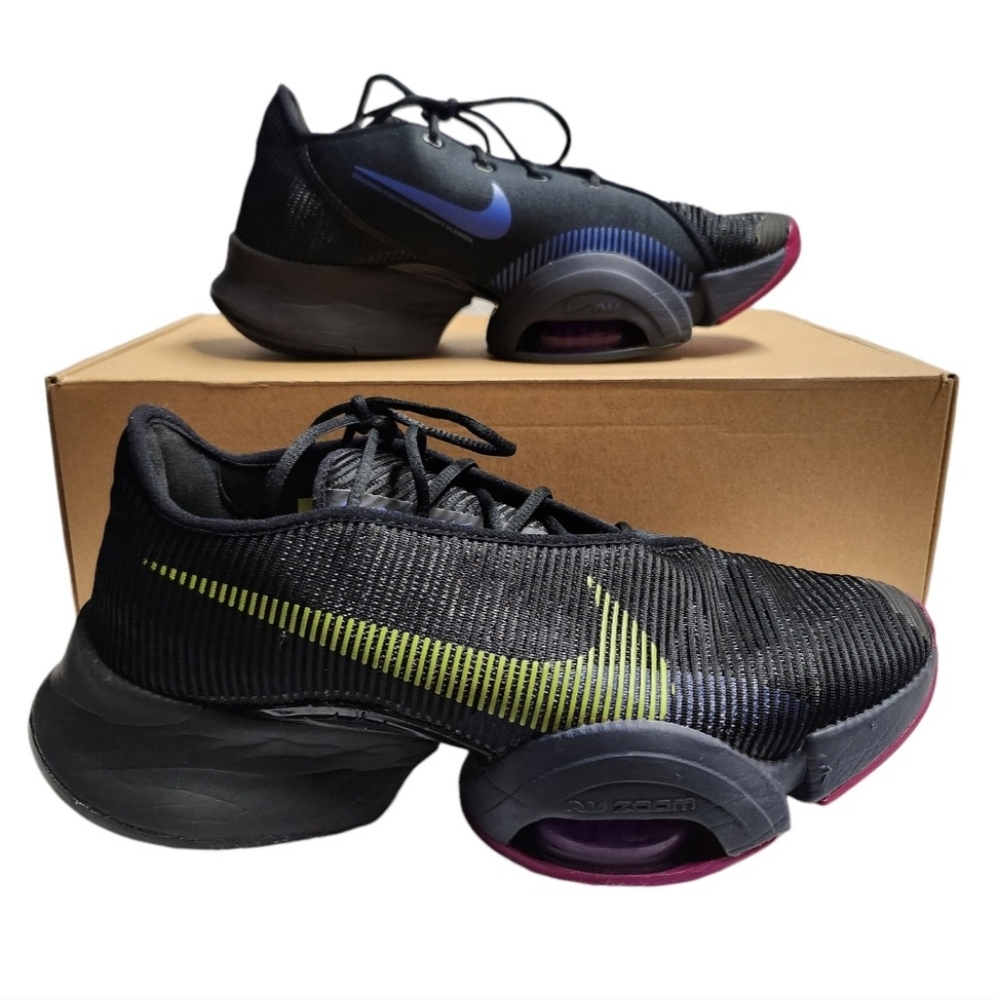 Nike Womens Air Zoom Superrep 2 CU5925-010 Black Running Shoes Sneakers Size 8.5